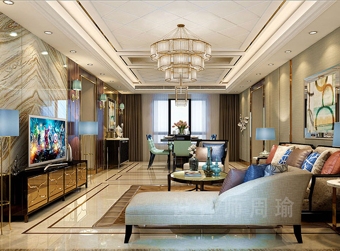 巨屌肏处女世纪江尚三室两厅168平装修设计效果欣赏
